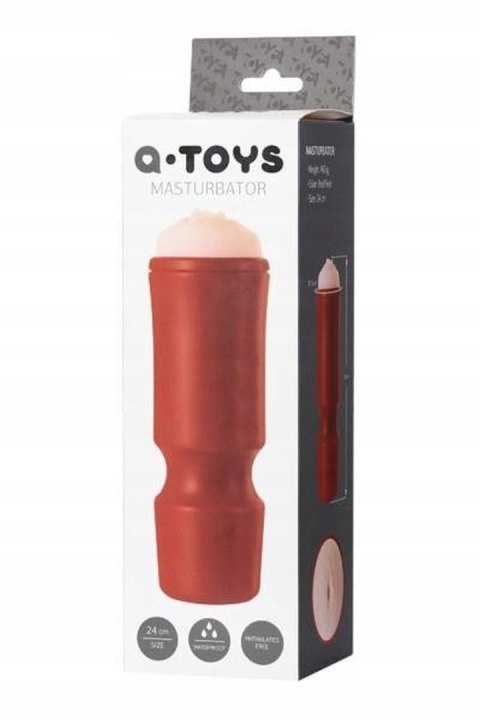 A-TOYS, Masturbator,TPE, ABS-plastic, 24 cm, diameter 7,6 cm