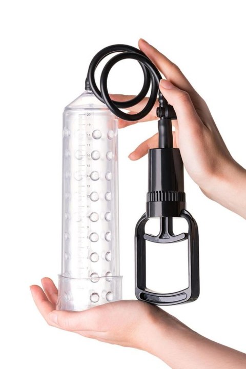 A-TOYS, Penis Pump, PVC, Transparent, 23.5 cm