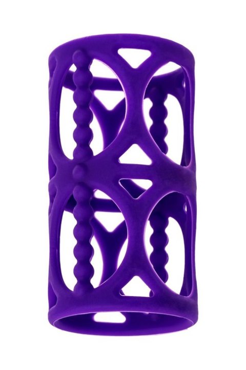 A-TOYS, Penis Sleeve, Silicone, Purple, 7.5 cm