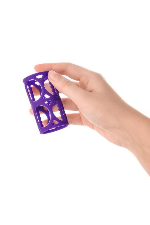 A-TOYS, Penis Sleeve, Silicone, Purple, 7.5 cm