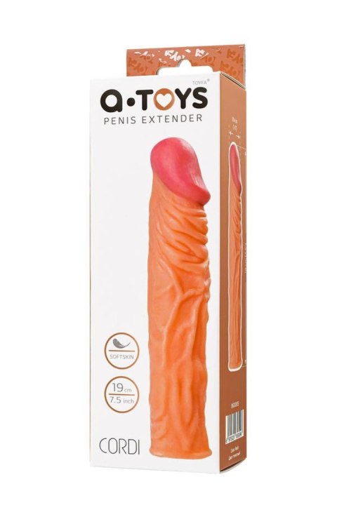 A-TOYS Penis Sleeve, Softskin Flesh 863005