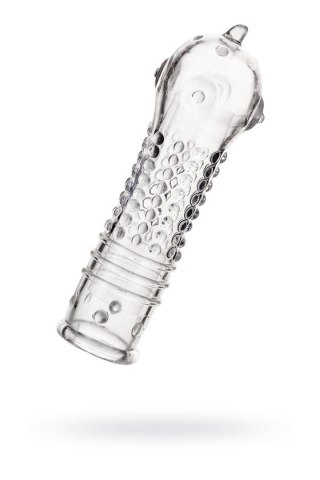 A-TOYS, Penis Sleeve, TPR, Transparent, 14.7 cm