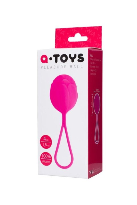 A-TOYS,Vaginal ball, Silicone, Pink, O 3.5 cm