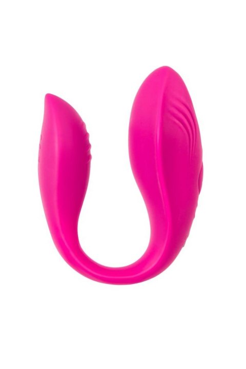 A-TOYS Vibrator for couples Cobrum, silicone, pink, 9.6 cm