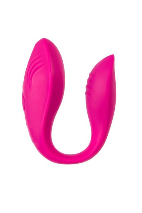 A-TOYS Vibrator for couples Cobrum, silicone, pink, 9.6 cm