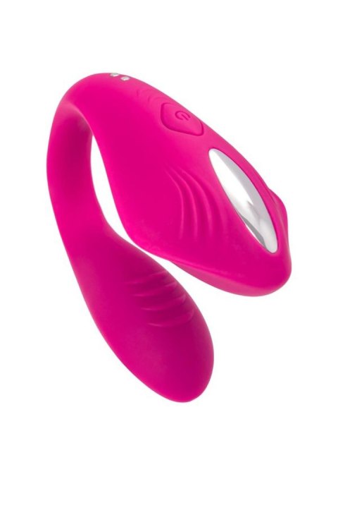 A-TOYS Vibrator for couples Cobrum, silicone, pink, 9.6 cm