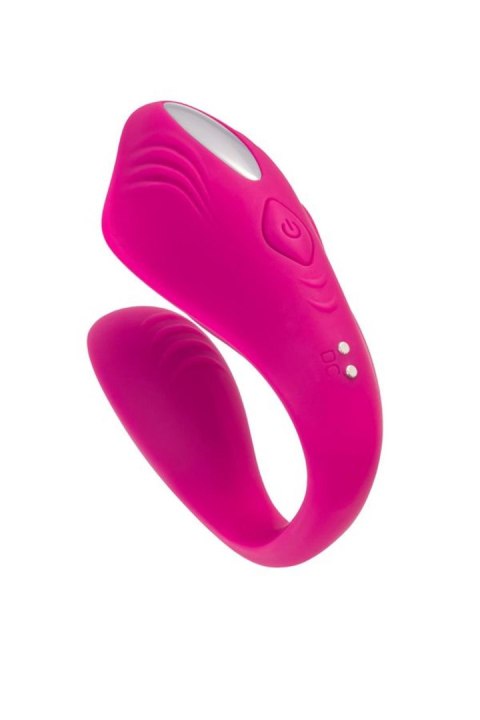 A-TOYS Vibrator for couples Cobrum, silicone, pink, 9.6 cm