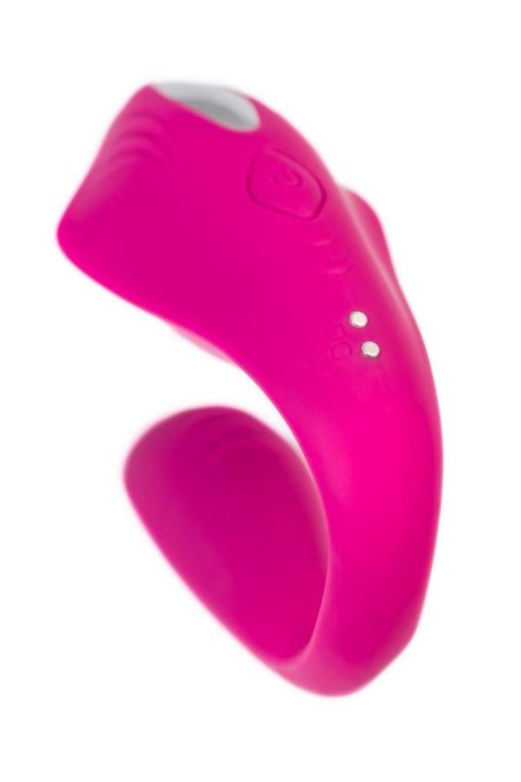 A-TOYS Vibrator for couples Cobrum, silicone, pink, 9.6 cm