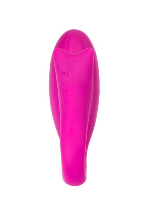 A-TOYS Vibrator for couples Dolphy, silicone, pink, 9.6 cm