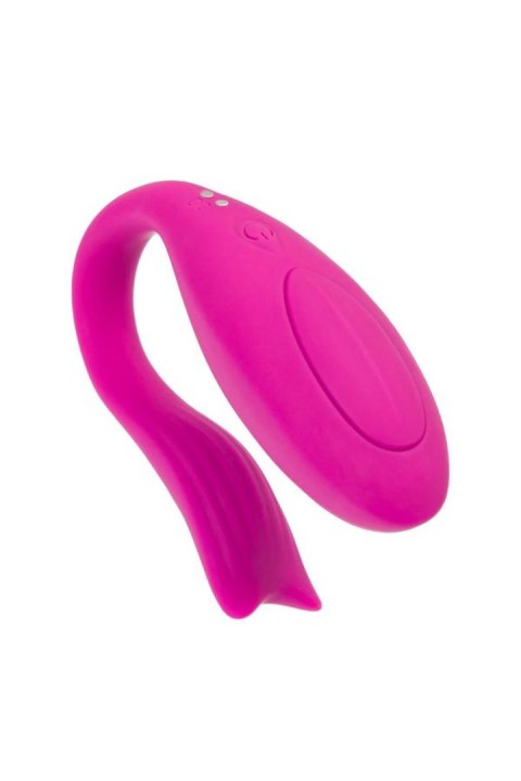 A-TOYS Vibrator for couples Dolphy, silicone, pink, 9.6 cm