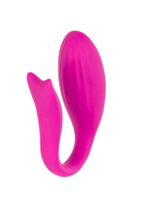 A-TOYS Vibrator for couples Dolphy, silicone, pink, 9.6 cm