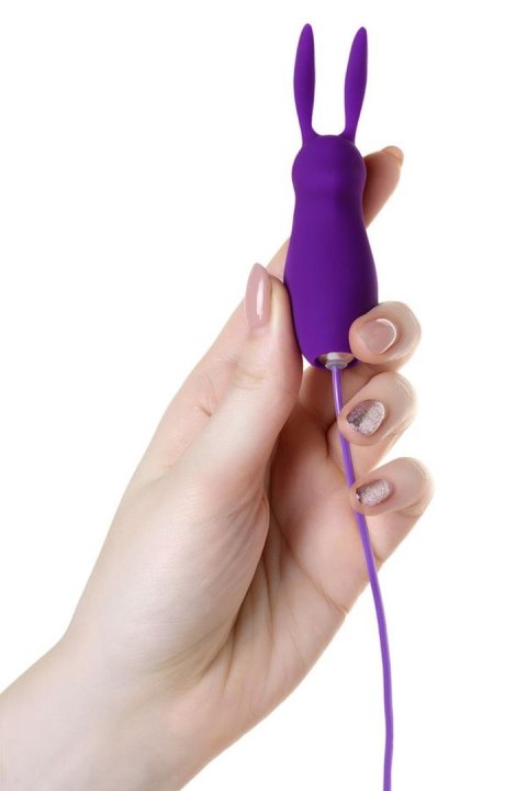 A-TOYS, Vibro egg 'Bunny', with control panel, silicone, violet