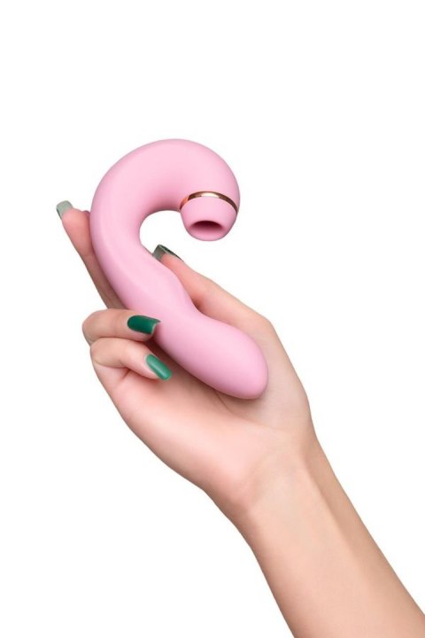 JOS Multifunctional clitoral stimulator JUNA, pink, 15 cm