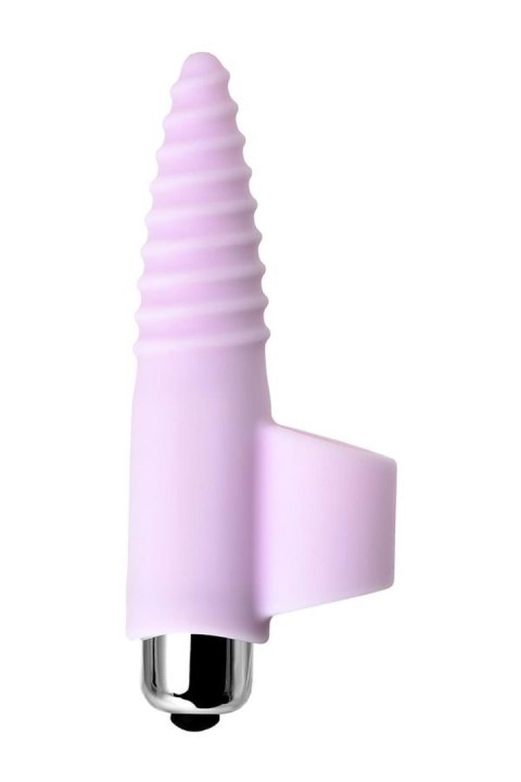 JOS NOVA, Finger vibrator for anal stimulation, silicone, powder pink, 9 cm