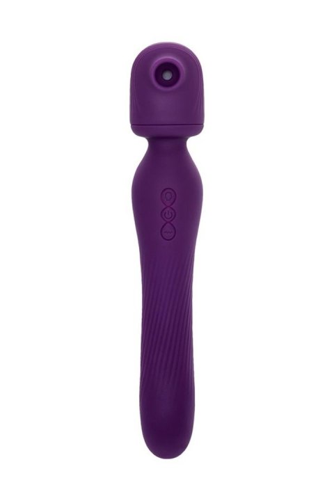 JOS Stimulator 2 in 1 Kisom, silicone, purple, 13 cm