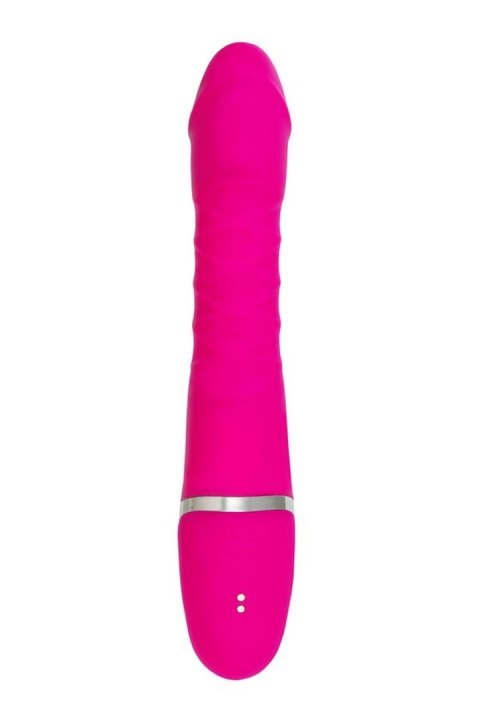 JOS Thrusting and sucking vibrator To-Frolly, silicone, pink, 21,5cm