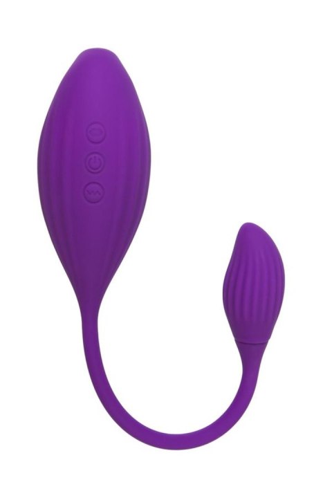 JOS Vacuum clitoris stimulator Ginny, silicone, purple, 31 cm