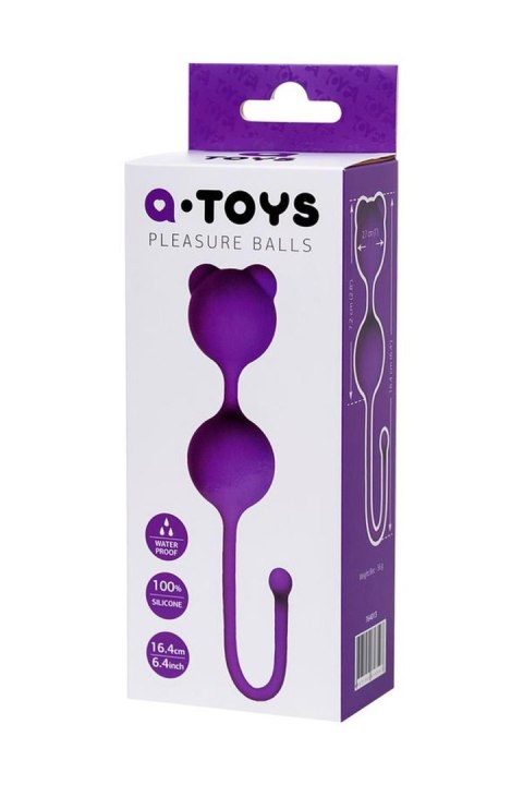 Pleasure balls A-Toys PURPLE