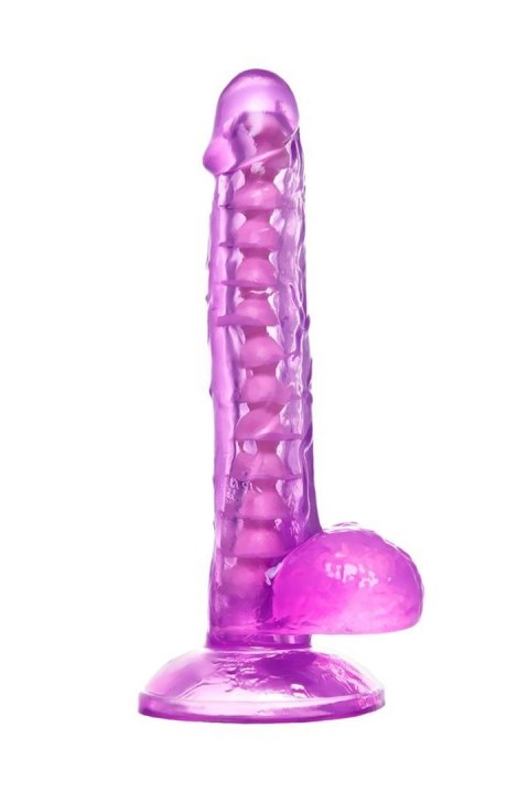 Realistic dildo A-Toys by TOYFA Celiam, TPE, purple, 20.5 cm