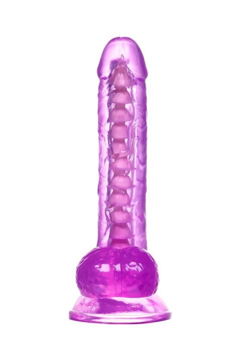 Realistic dildo A-Toys by TOYFA Celiam, TPE, purple, 20.5 cm