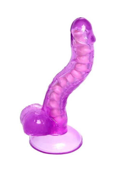 Realistic dildo A-Toys by TOYFA Celiam, TPE, purple, 20.5 cm