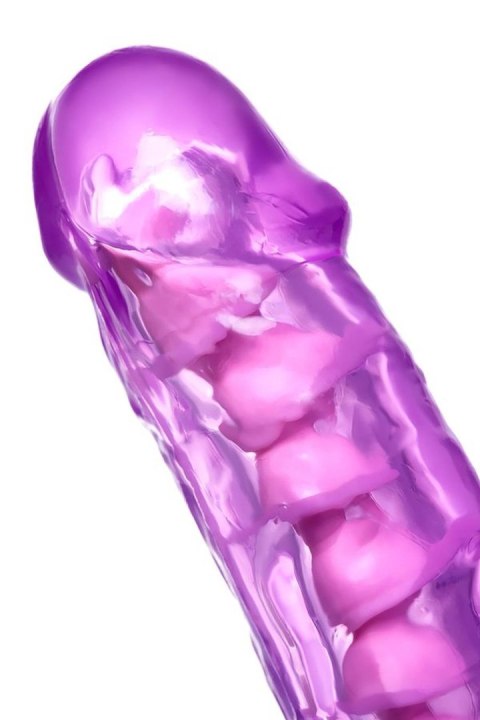 Realistic dildo A-Toys by TOYFA Celiam, TPE, purple, 20.5 cm