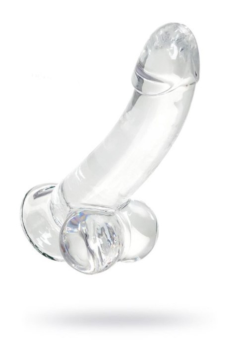 Realistic dildo A-Toys by TOYFA Cryst, TPE, transparent, 15 cm