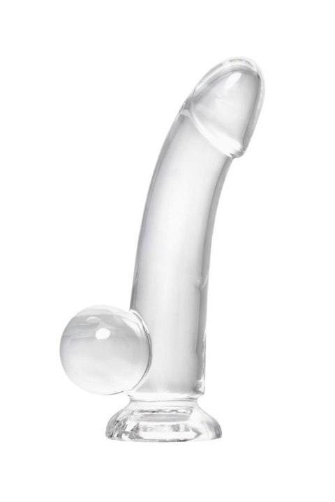 Realistic dildo A-Toys by TOYFA Cryst, TPE, transparent, 15 cm