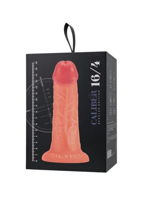 Realistic dildo Caliber 16/4 , PVC, flesh, length 16cm, diameter 4cm