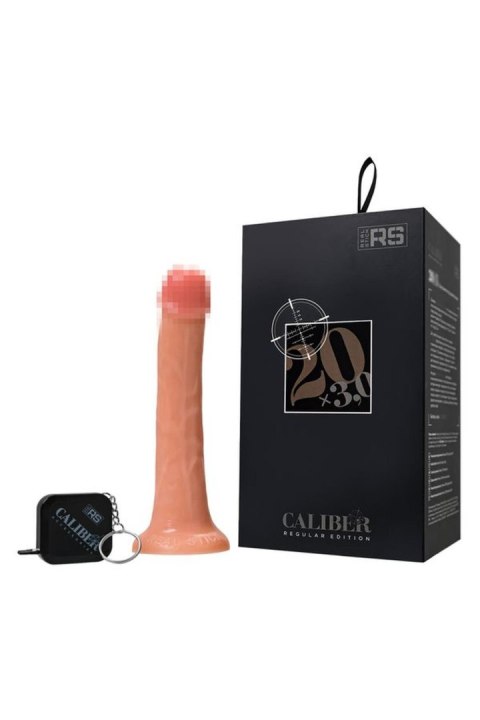 Realistic dildo Caliber 20/3 , PVC, flesh, length 20cm, diameter 3cm