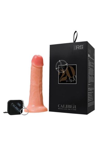 Realistic dildo Caliber 20/4 , PVC, flesh, length 20cm, diameter 4cm