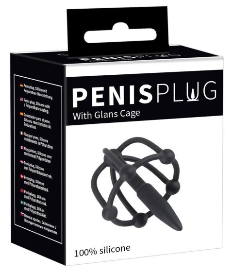 Penis Plug with Glans Cage