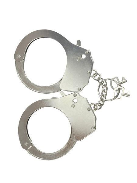 Kajdanki-Śmieszna zabawka-kadank- Metallic Handcuffs