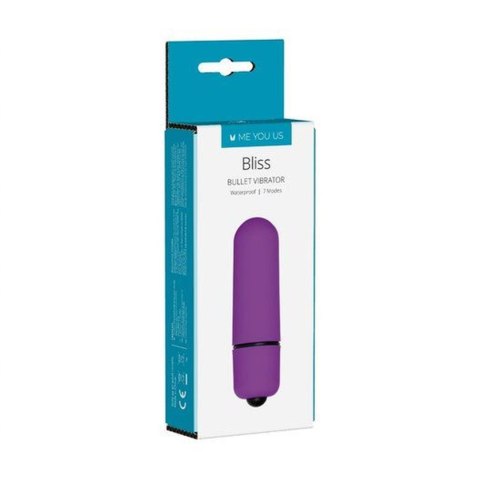 Wibrator- Me You Us Bliss 7 Mode Mini Bullet Vibrator Purple