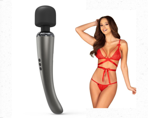 Dorcel wibrator MEGAWAND, rożdżka, mikrofon wand, do mega orgazmów