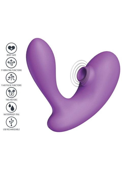 DuoVibe I Air Vibrator Purple