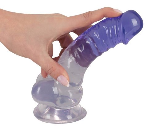 Crystal Clear Dildo with balls