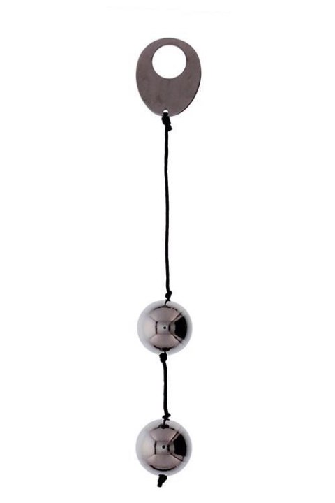 DOMINO METALLIC BALLS -CHROME BLACK