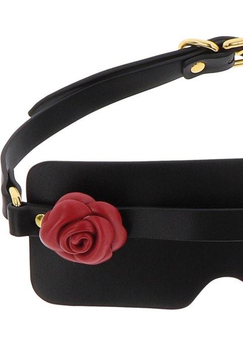 Wild Roses Blindfold Black