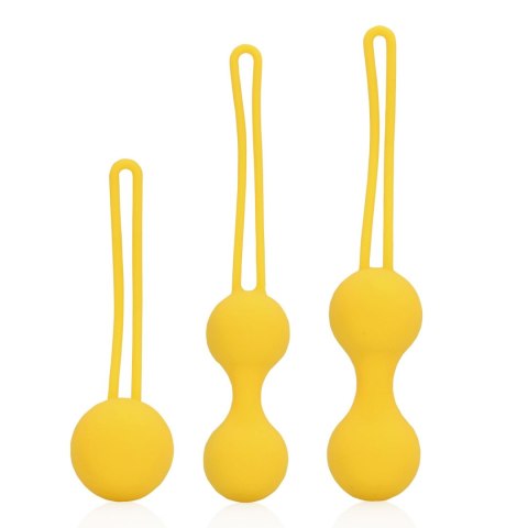 Kegel Ball Exercise Set - Lemonade Yellow