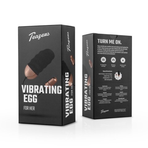 Teazers Ribbed Vibrating Egg With Remote Control Teazers Ribbed Vibrating Egg With Remote Control