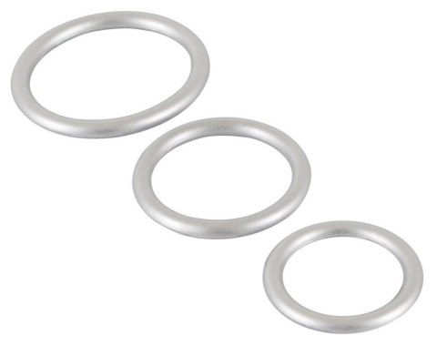 Metallic Silicone Cock ring se