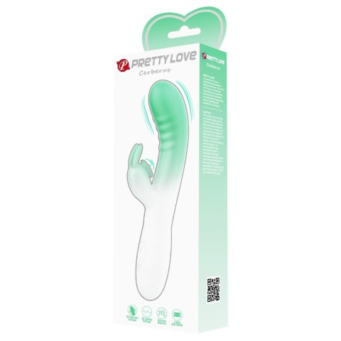 PRETTY LOVE - Cerberus, 30 vibration functions 30 licking settings, Silicone ABS, USB rechargeable