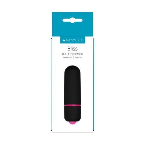 Wibrator-Me You Us Bliss 7 Mode Mini Bullet Vibrator Black