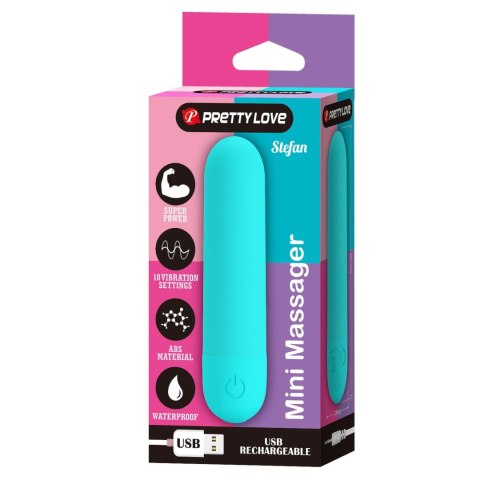 STEFAN, Mini massager, 10 vibration functions