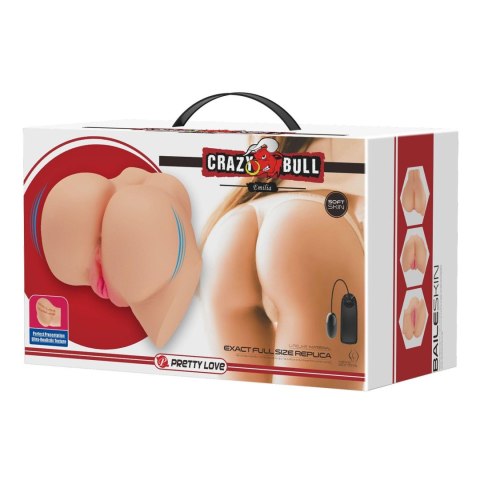 CRAZY BULL - Emilia, Vibration Double holes TPR ABS