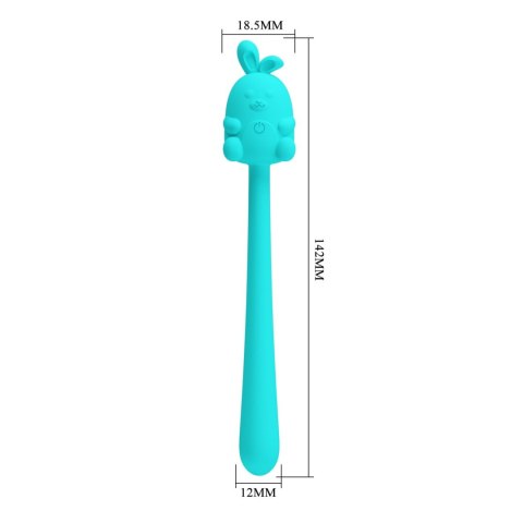 CUTE BUNNY, Flirting Stick, 7 vibration functions, Magnetic USB charging