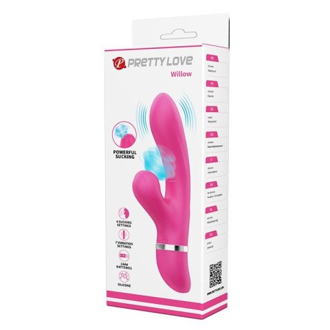 PRETTY LOVE - Willow, 7 vibration functions 4 sucking functions