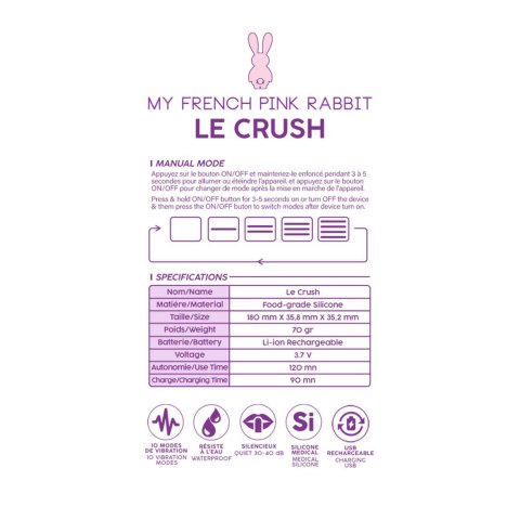 Le Crush Violet - App controlled