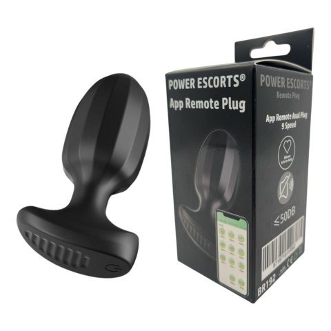 Power Escorts - BR192 - Remote Vibrating Plug - App Controled - Silicone